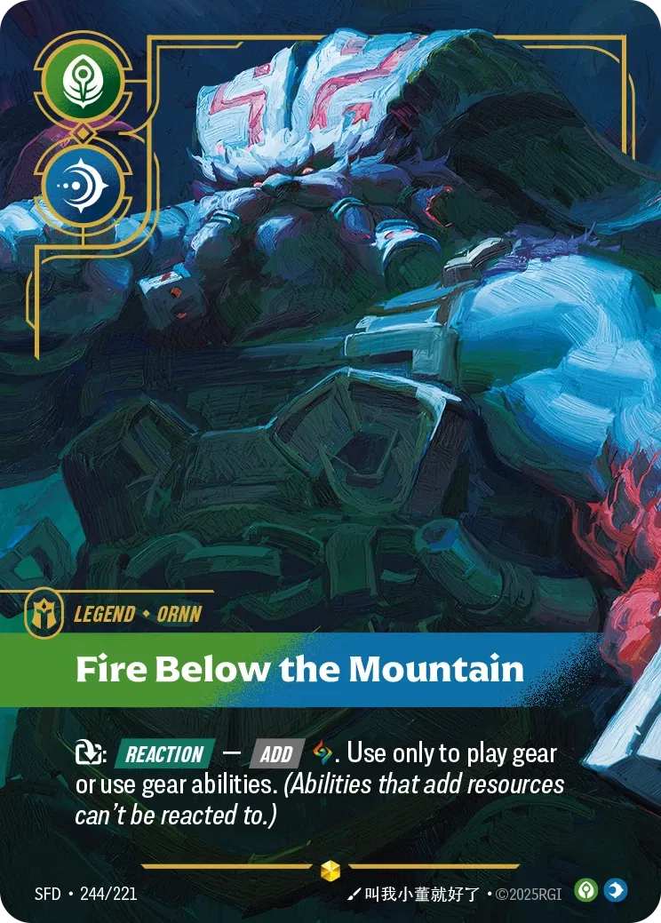 Ornn Fire Below the Mountain
